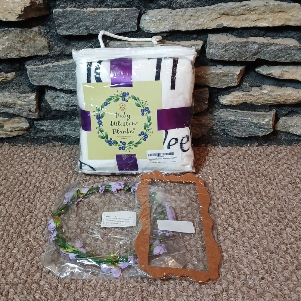 NWT Baby milestone blanket baby shower gift